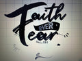 5.5x4” Faith over Fear Decal